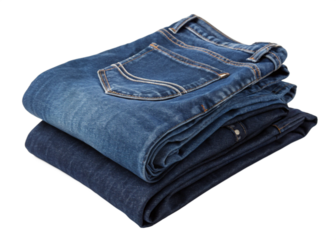 Folded Denim Jeans Stack, Blue Jeans Apparel Fashion Style