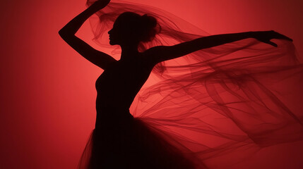 Fototapeta premium A woman's profile and colored smoke.