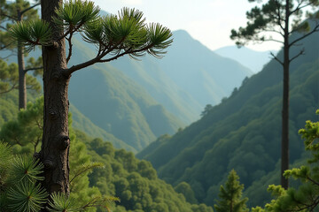 Obraz premium pine branches plants often associated png trees scenery artistic