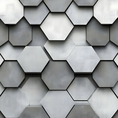 Abstract 3D Hexagon Background