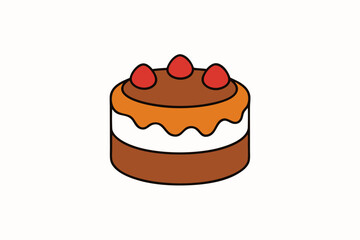 cake  food  vector illustration