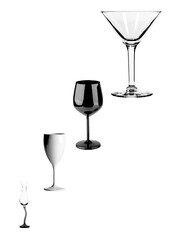 set of glasses composes 2