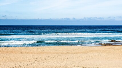 beach in the morning