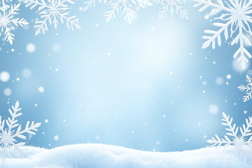 snowflakes dance delicate winter frames soft colors icy borders frosty blue snowy canvas pure