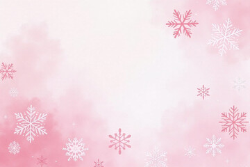 soft pink watercolor designs create seamless winter wonderland effect pale colored