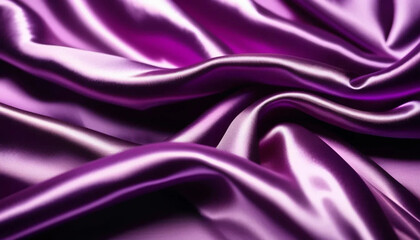 Obraz premium Purple draped satin as a background. 