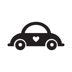 car icon vector illustration, car doodle icon