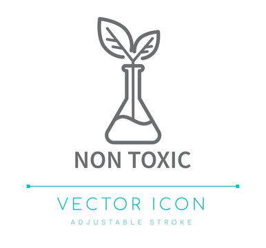Non Toxic Line Icon