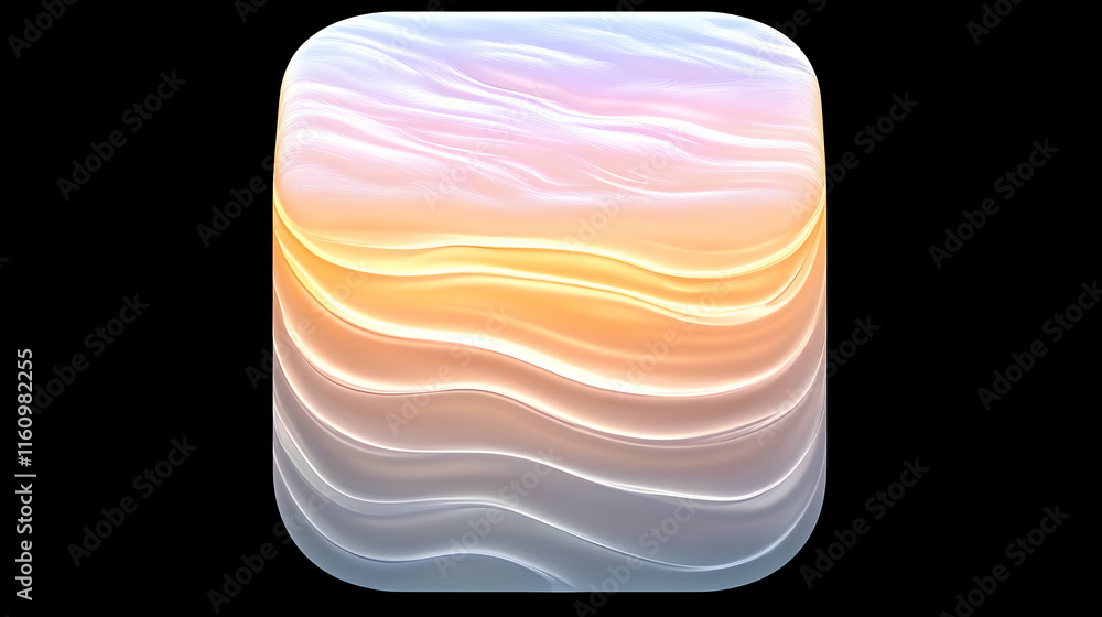 Poster abstract 3d wave background image