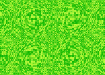 Abstract dotted mosaic green background