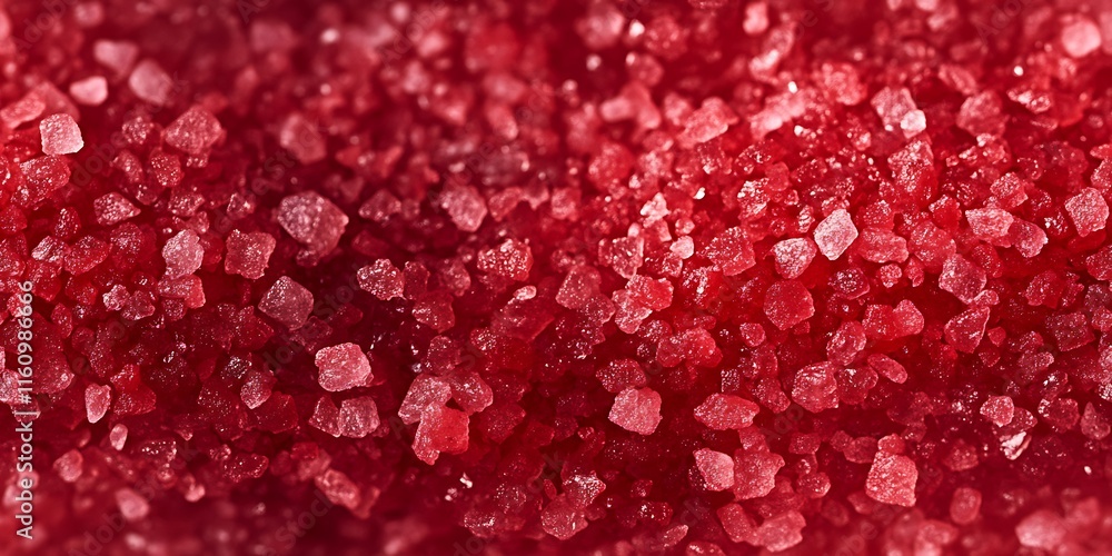 Poster seamless repeat pattern of salt texture in rich red color for design purposes