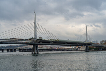 Golden Horn metro bridge, Istanbul, Turkey