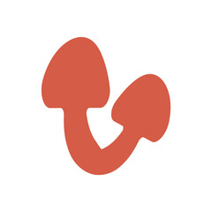 Mushroom Logo Template Icon