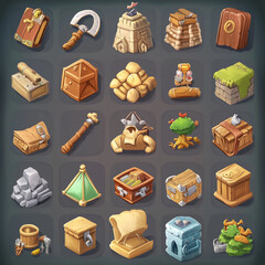 2D abstract gaming background illustration Casual game background environment for adventure or combat mobile game. cartoon style in game art background environment.