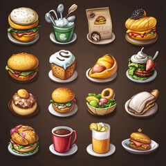 2D abstract gaming background illustration Casual game background environment for adventure or combat mobile game. cartoon style in game art background environment.