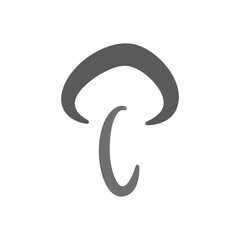 Naklejka premium Mushroom Logo Template Icon