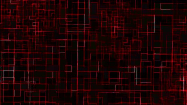circuit animation background on a computer system. abstract digital technology background.
