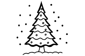 vector christmas tree