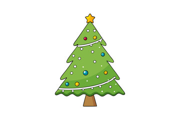 christmas tree illustration