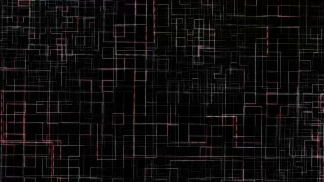 circuit animation background on a computer system. abstract digital technology background.
