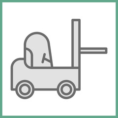 Forklift icon design
