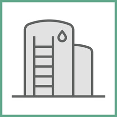 Chemical Tank icon design