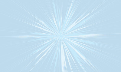 Comic Background With Power Fx Illustration of a powerful comics like page layout background with rays and halftone dots on blue