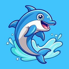 illustration of a dolphin