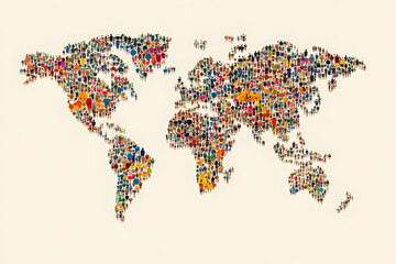 Fototapeta premium Global Community Illustration