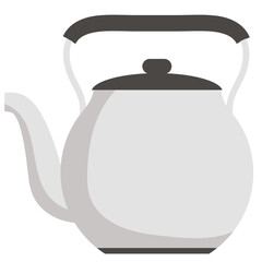 Obraz premium Stylized Kettle Illustration