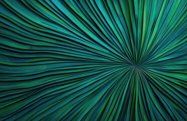Abstract Green Textured Background with Flowing Lines and Patterns