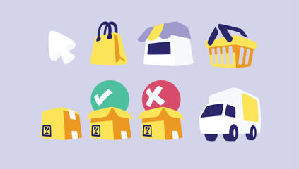 online store and shopping collection