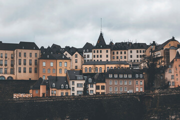 view of luxembourg in winter