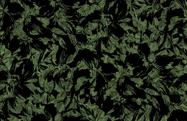Flower seamless patterns