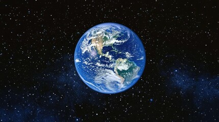 Obraz premium Earth's Horizon at Dawn: A Cosmic Sunris