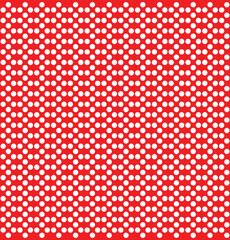 Red polka dots background