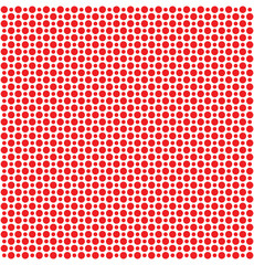 Red polka dots background