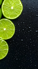 Juicy Lime Slices Photo