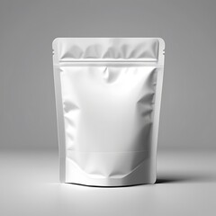 Blank vector Blank white Doypack package