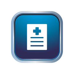 Obraz premium Medical Report icon template