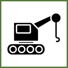 Industrial Crane icon design
