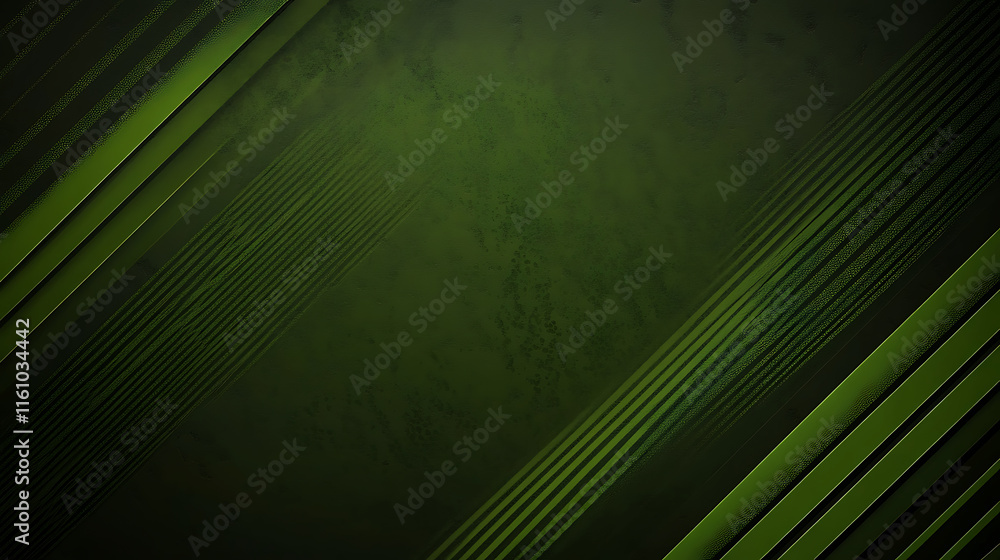 Poster abstract diagonal striped pattern in deep green and black, a striking abstract pattern featuring dia