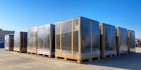 Metal house flashing securely wrapped in plastic, prepared for safe delivery. This metal house flashing ensures protection during transport with its reliable packaging.