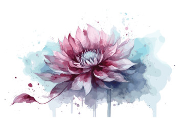Add a touch of natural beauty to your designs with this stunning watercolor flower illustration. Featuring lifelike blooms in a variety of colors, it is perfect for invitations, greeting cards, poster