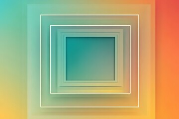 Abstract nested frames with gradient background.  Perfect for modern design projects.