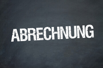 Abrechnung	
