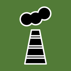 Factory Chimney icon design