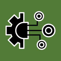 Obraz premium Automation icon design