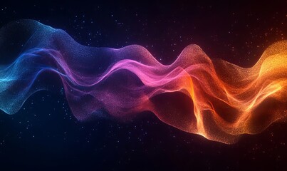 aurora effects pulse into vibrant, dynamic digital textures., Generative AI