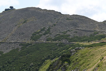 Naklejka premium Góra Śnieżka